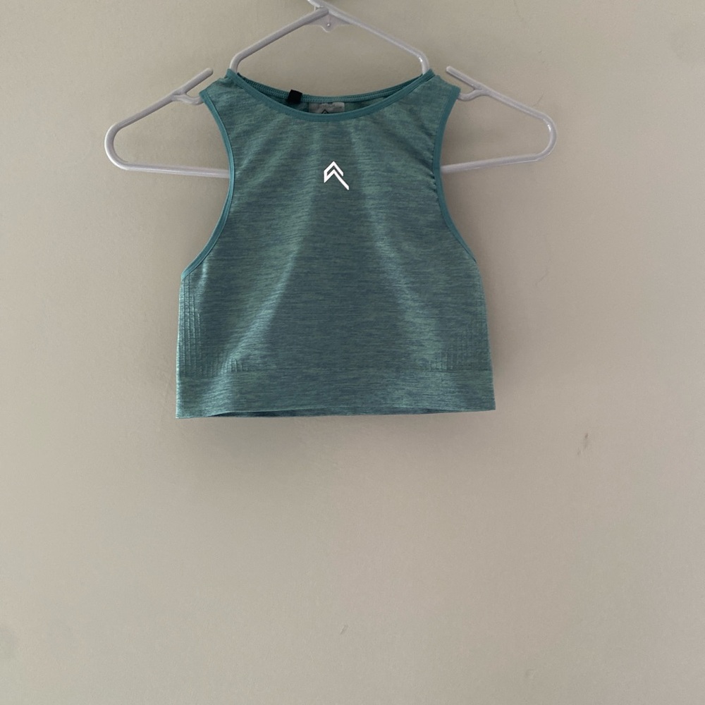 Oner active green crop top/sports bra. Size S. Perfect condition